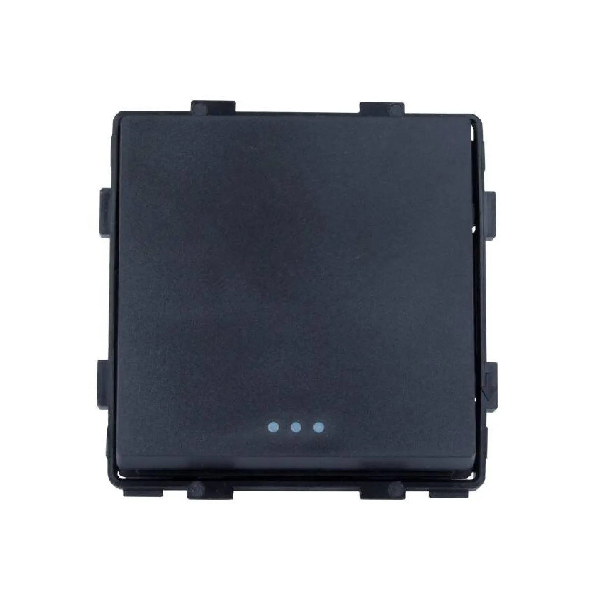 Ledkia Bouton Poussoir Simple Modern - Noir