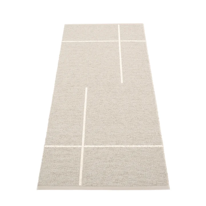 Pappelina - Fred Wendeteppich, 70 x 180 cm, linen / vanilla