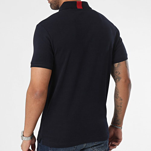 Polo Manches Courtes M4RP66-KBL51 Bleu Marine