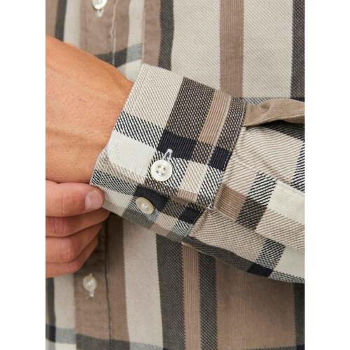 Jack & Jones - JPRBLUBROOK CORD SHIRT Marrón