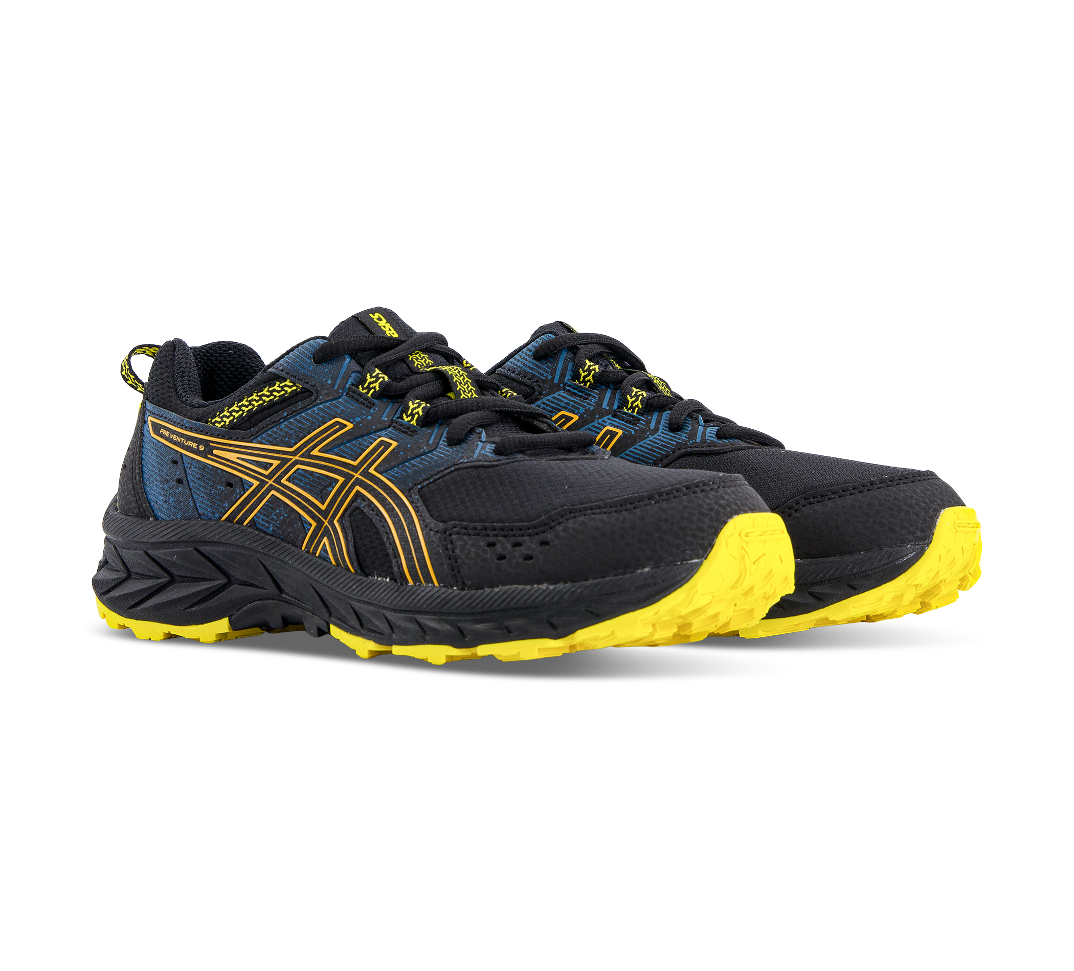 Asics Pre-venture 9 Gs - Trekkingschuhe schwarz