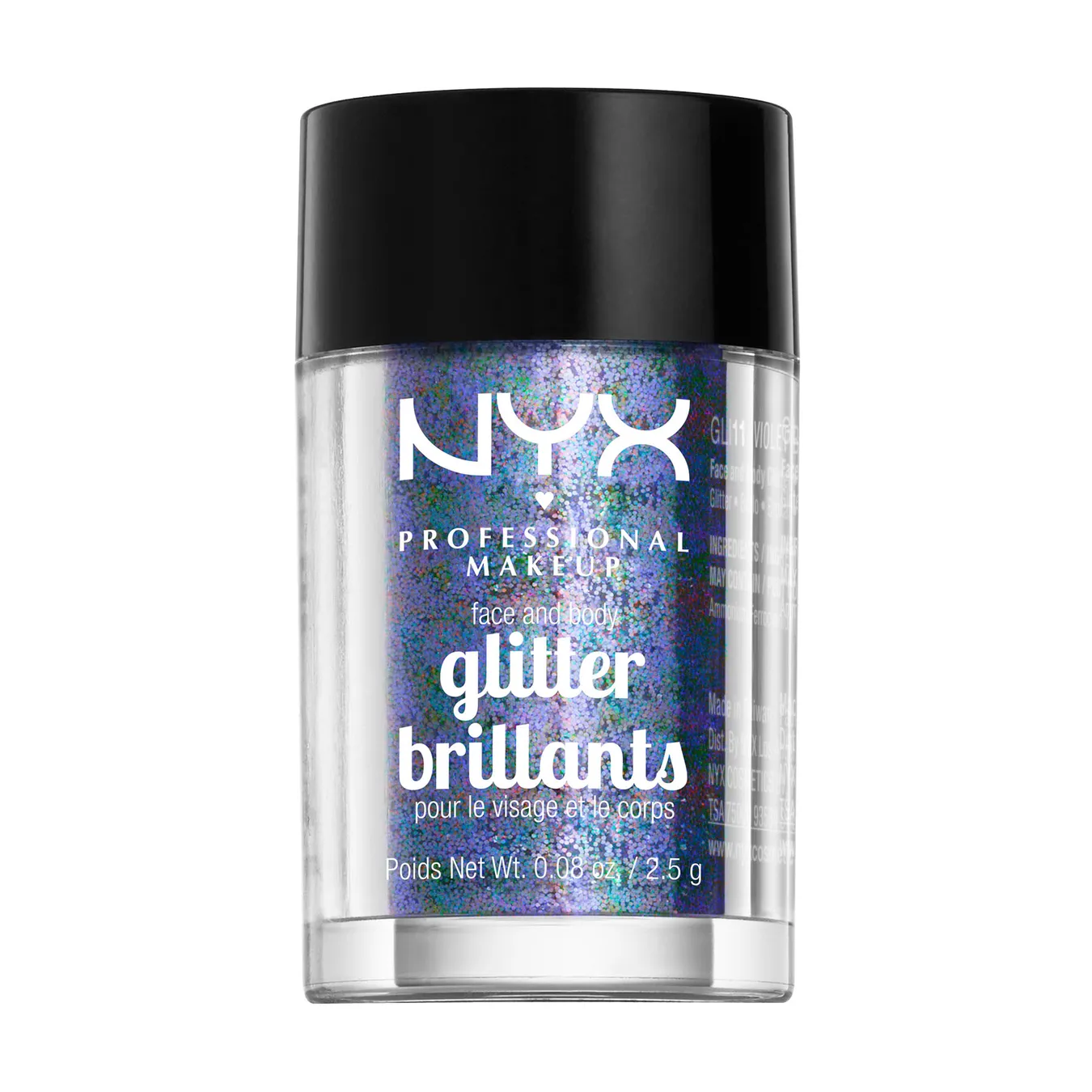 NYX Professional Makeup Face & Body Glitter Glitter Brillantsrose
