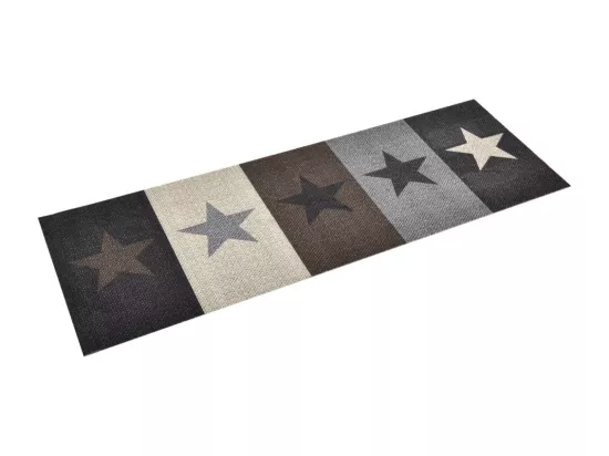 Tapis de sol de cuisine lavable Étoile 45x150 cm
