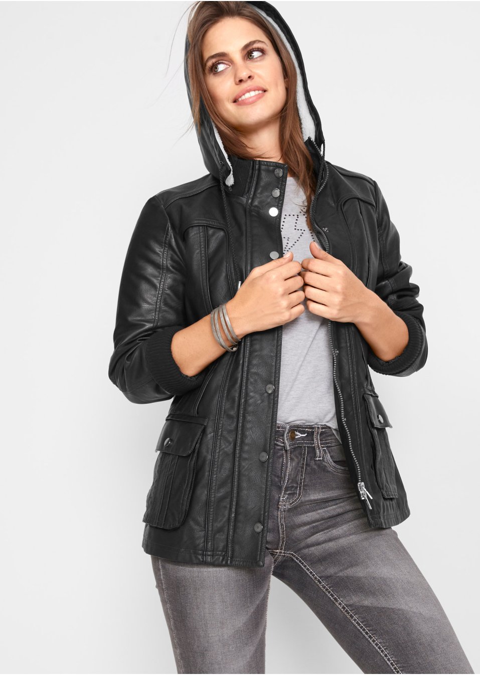 Veste à capuche