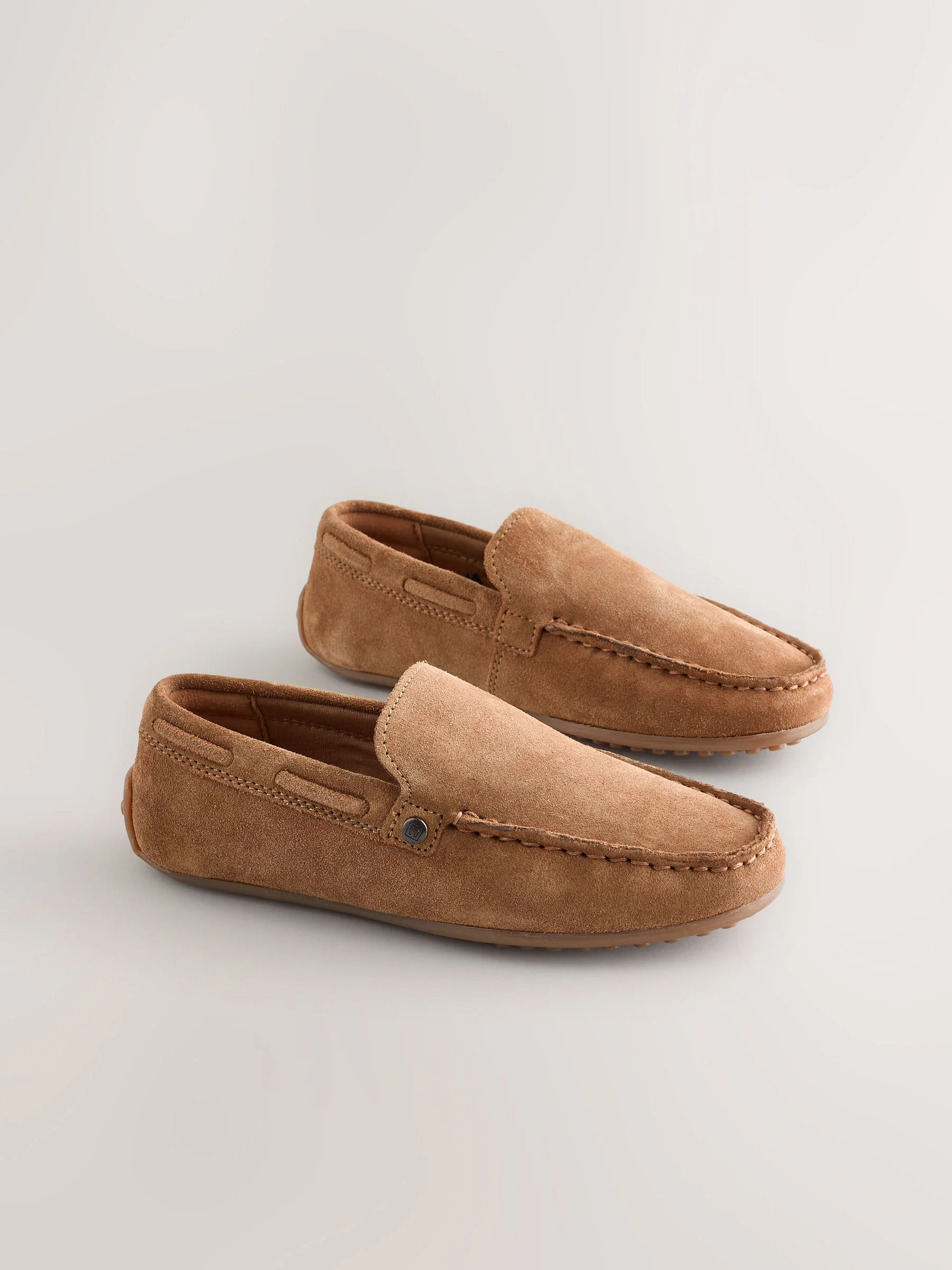 Suede Tan Brown - Instapschoen