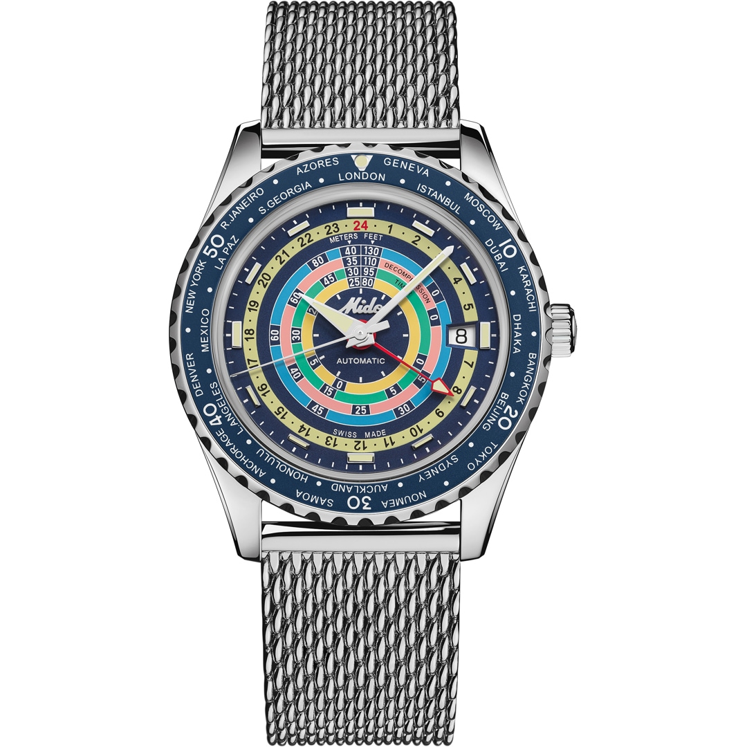Mido Ocean Star Decompression Worldtimer Special Edition