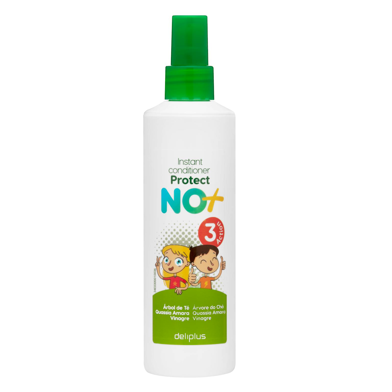 Après-shampoing instantané Protect Triple Action Deliplus préventif et sans rinçage