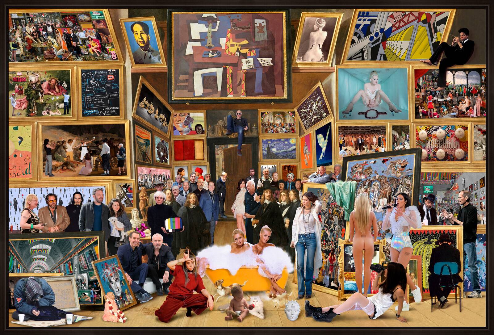 Archduke Leopold William in his Gallery of paintings in Brussels, Teniers by Lluis Barba Cantos - Limited Edition. Edition of: 100. Signed.