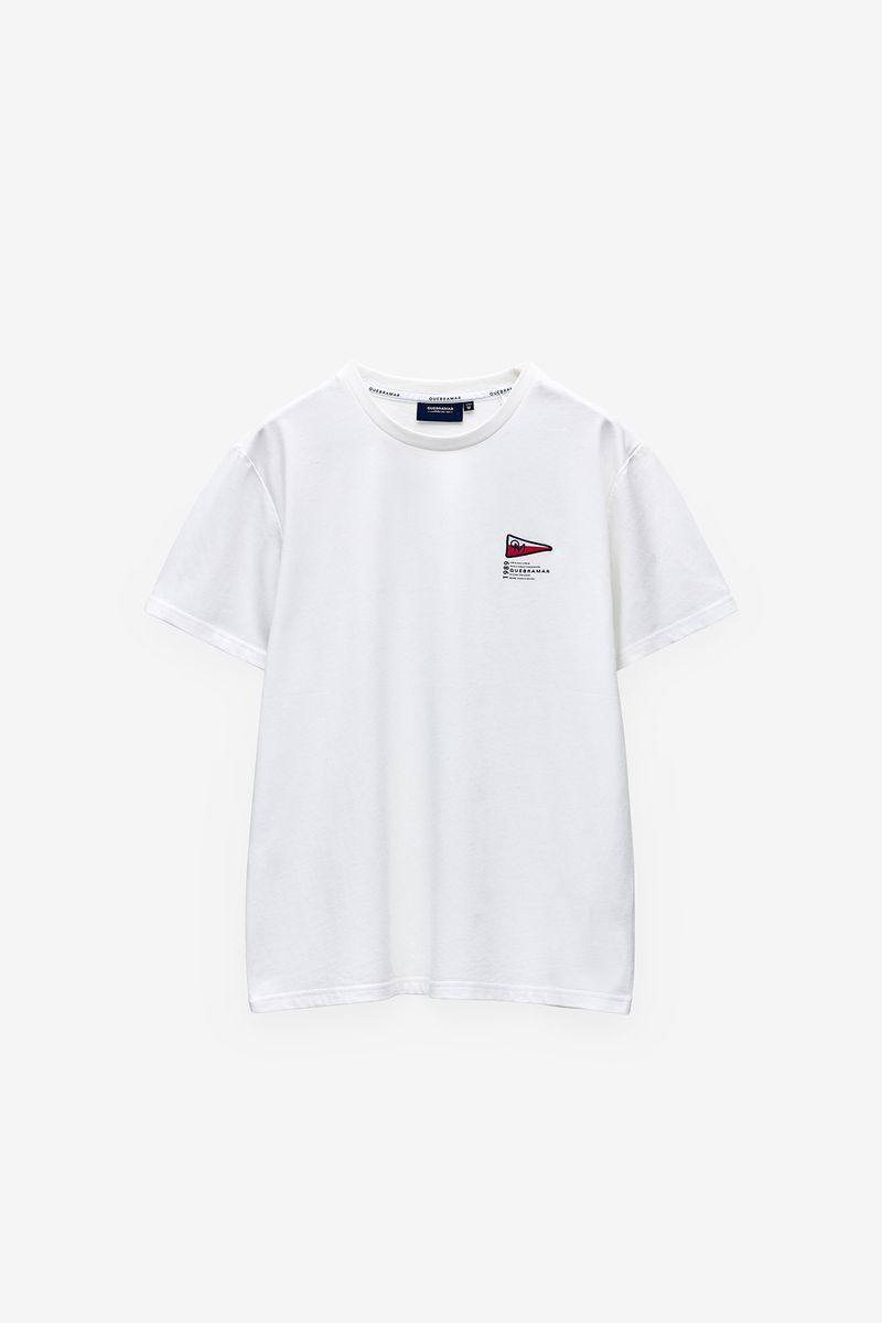 T-SHIRT COM BADGE
