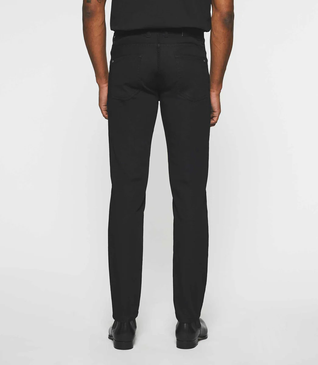 Jean super slim en molleton noir ETERNELLE
