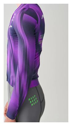 Maillot Manches Longues Maap Homme World Tour Pro Air Team GreenEdge / Jayco AlUla Violet