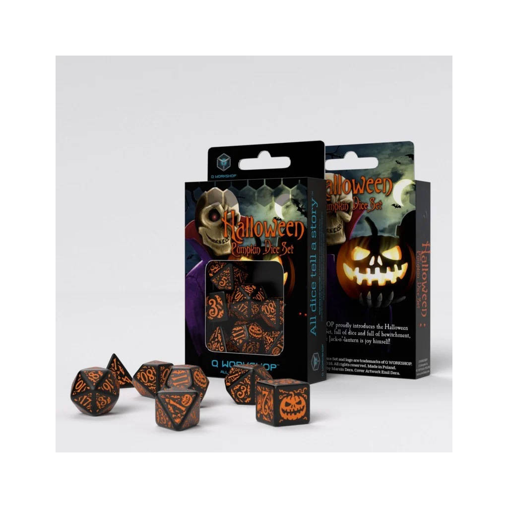 Set de Dés Halloween - Pumpkin