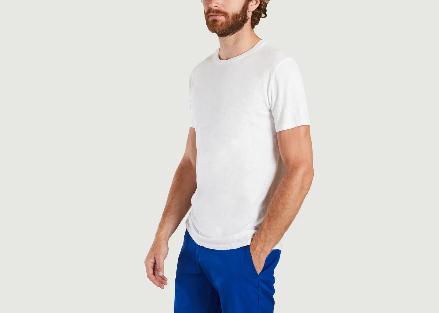T-shirt ajusté en coton flammé Bysapick American Vintage
