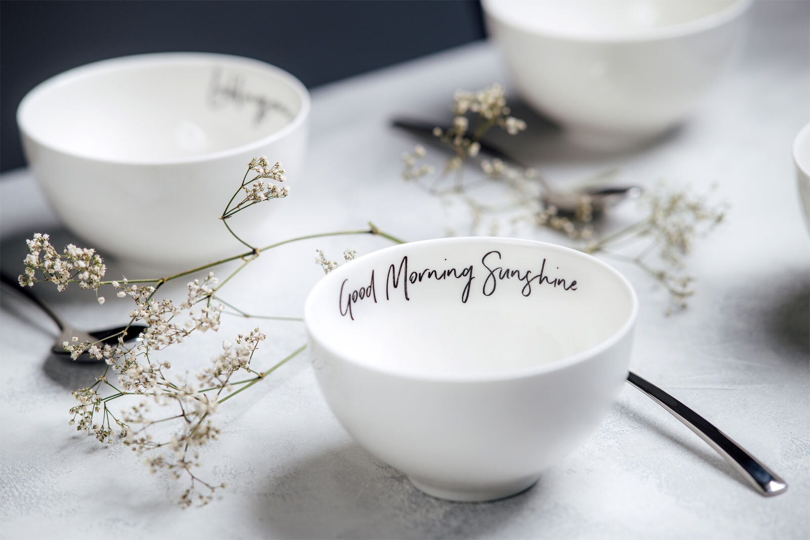 Villeroy & Boch Bol STATEMENT GOOD MORNING SUNSHINE 470 ml Porzellan weiß