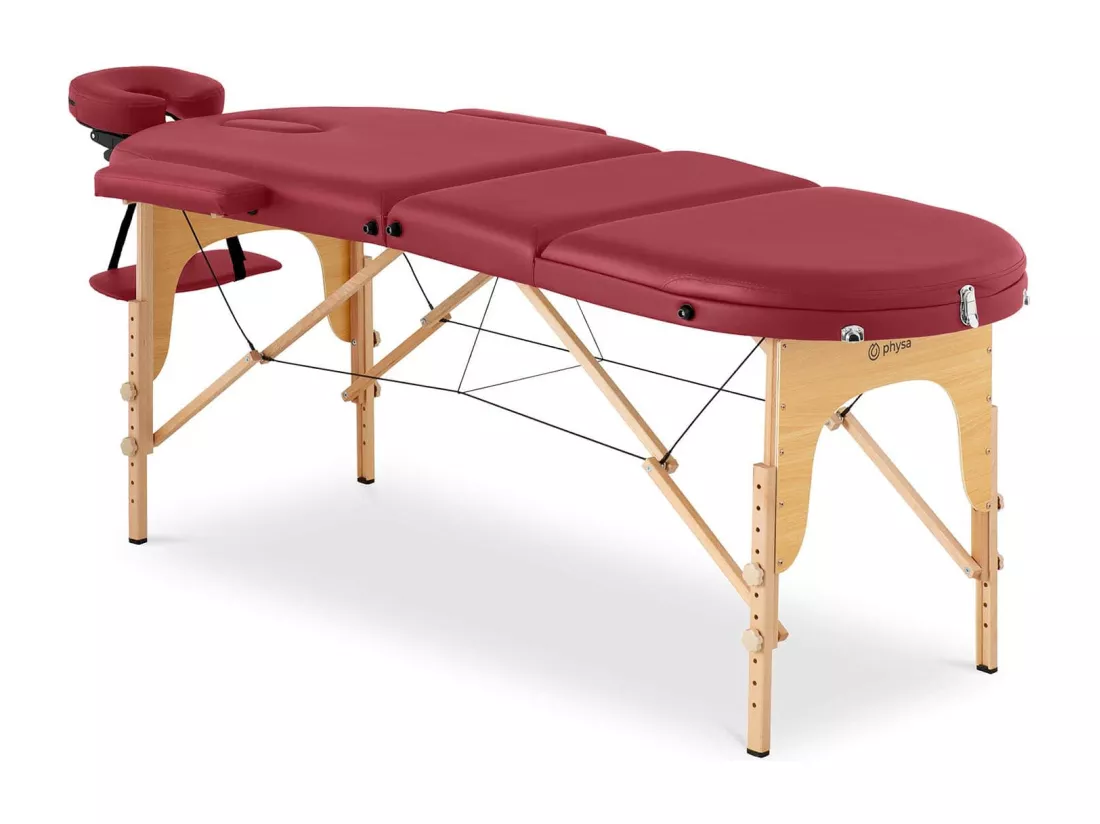 Table lit de massage PVC beige 207 x 93 x 84 cm 14_0007743