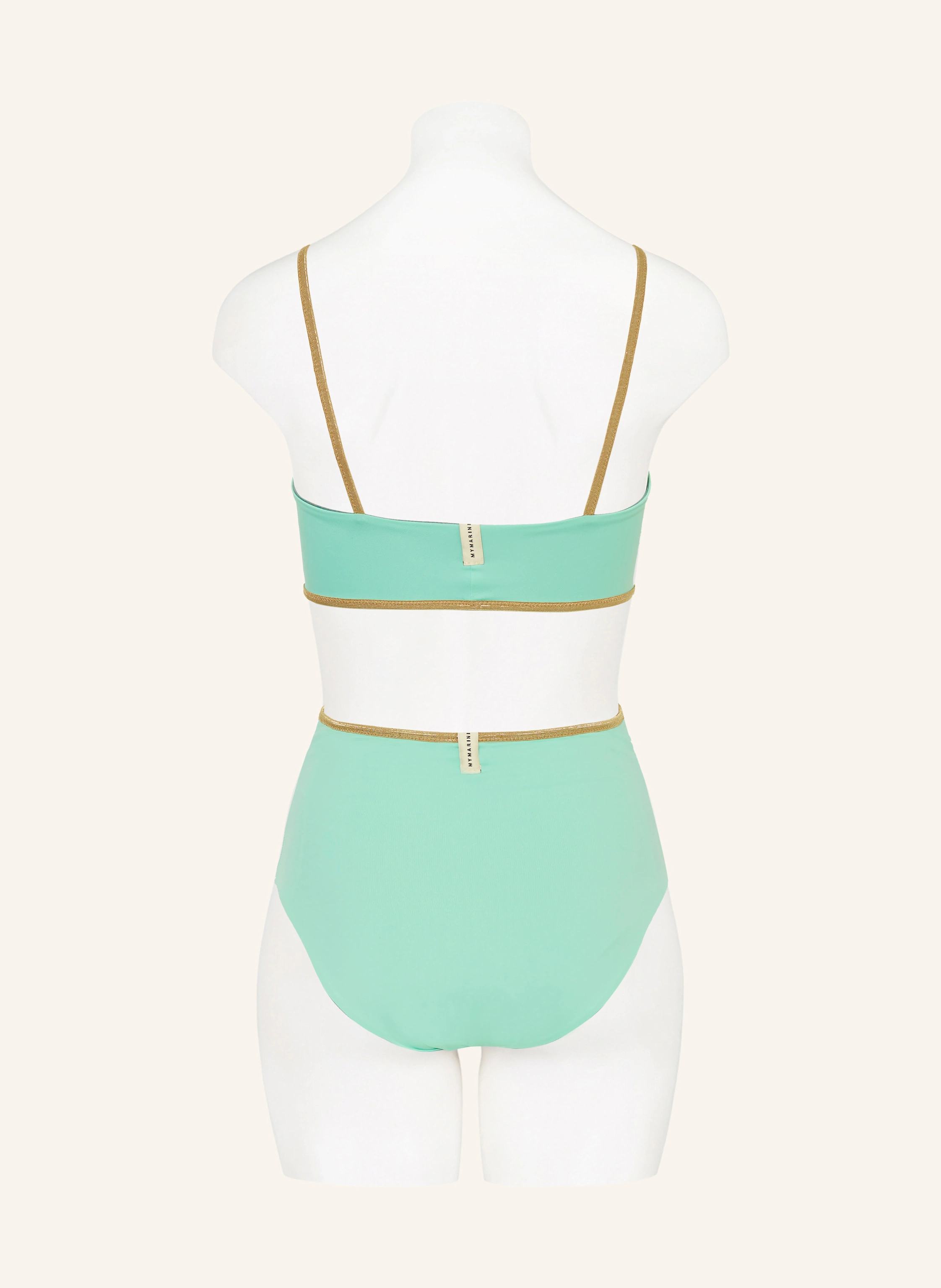 MYMARINI Bustier-Bikini-Top SHINE zum Wenden mit UV-Schutz 50+