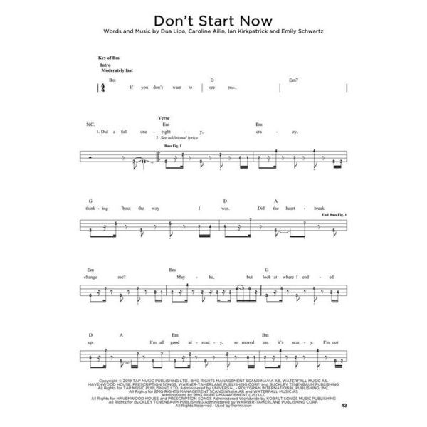 Hal Leonard Next 50 Songs You Should Bass