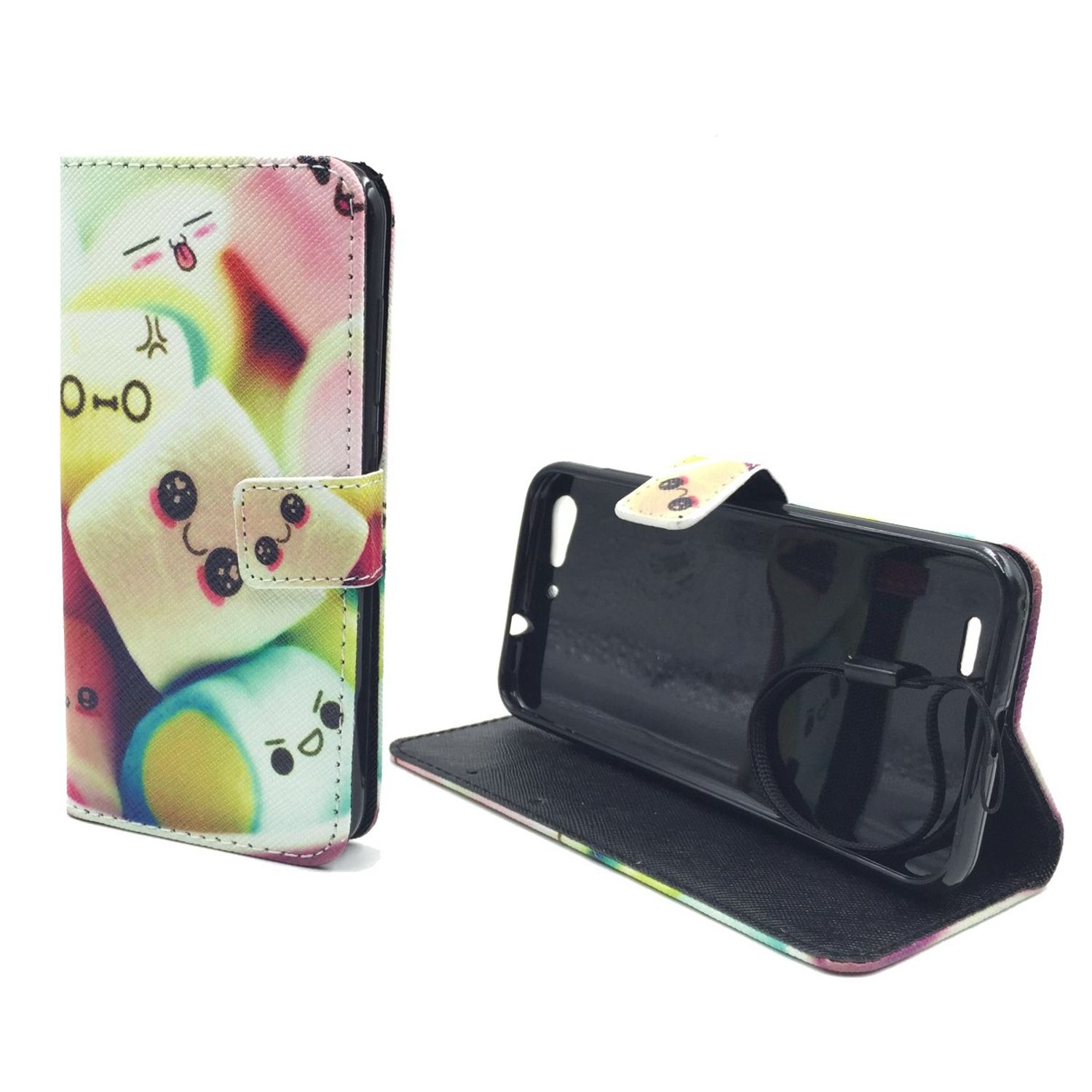Hülle Handy Schutz für Samsung Galaxy Tasche Case Cover Wallet Flip Etuis Motiv