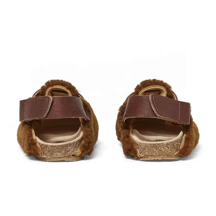 Pèpè Sabots Shearling | Marron