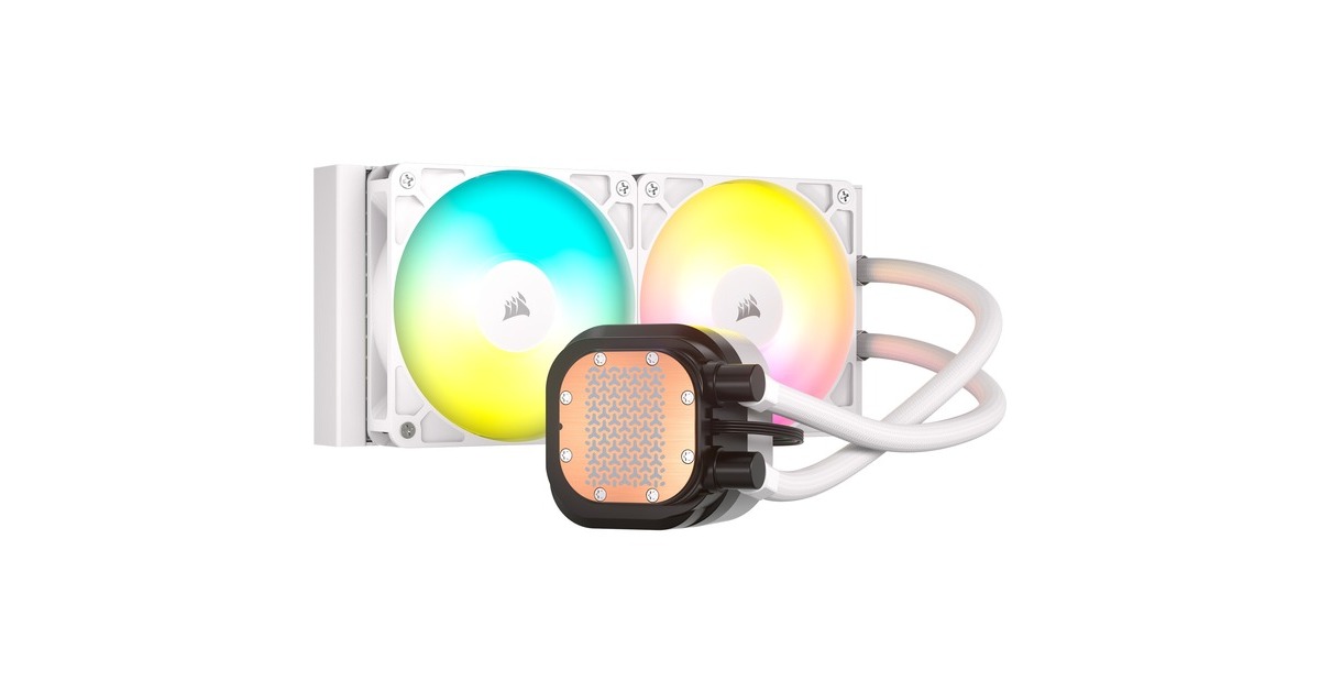 CorsairNAUTILUS 240 RS ARGB waterkoeling  (Wit, 4-pins PWM fan-connector)