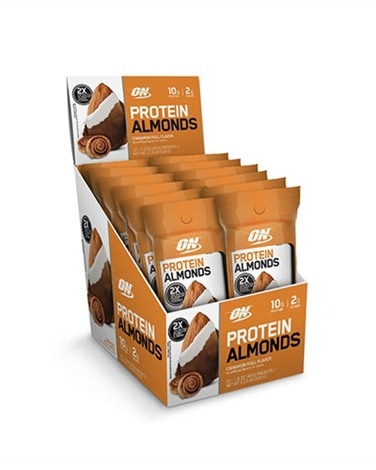 Optimum Nutrition Protein Almonds - Cinnamon Roll 12x43g