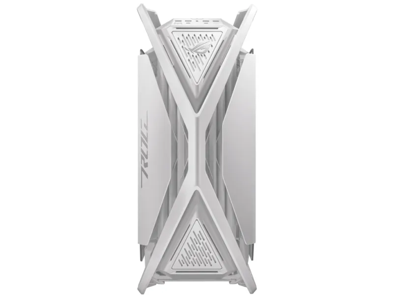 ASUS ROG Hyperion GR701 - FT gaming - udvidet ATX - sidepanel med vindue (hærdet glas) - ingen strømforsyning - hvid - USB/Lyd