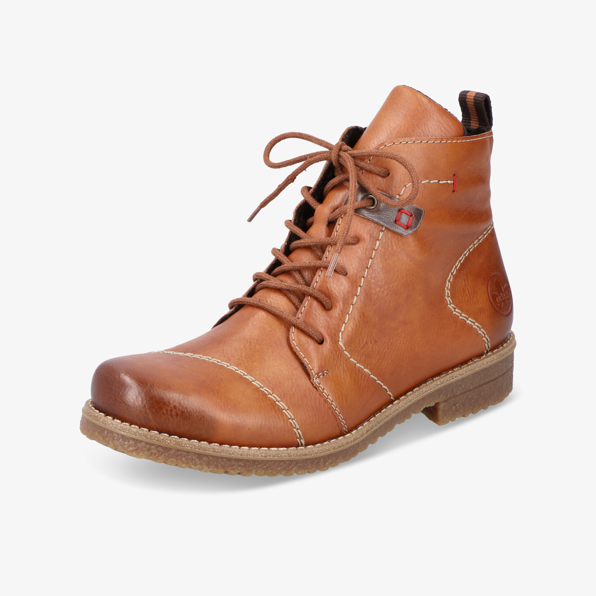 rieker Damen Schnürstiefeletten braun