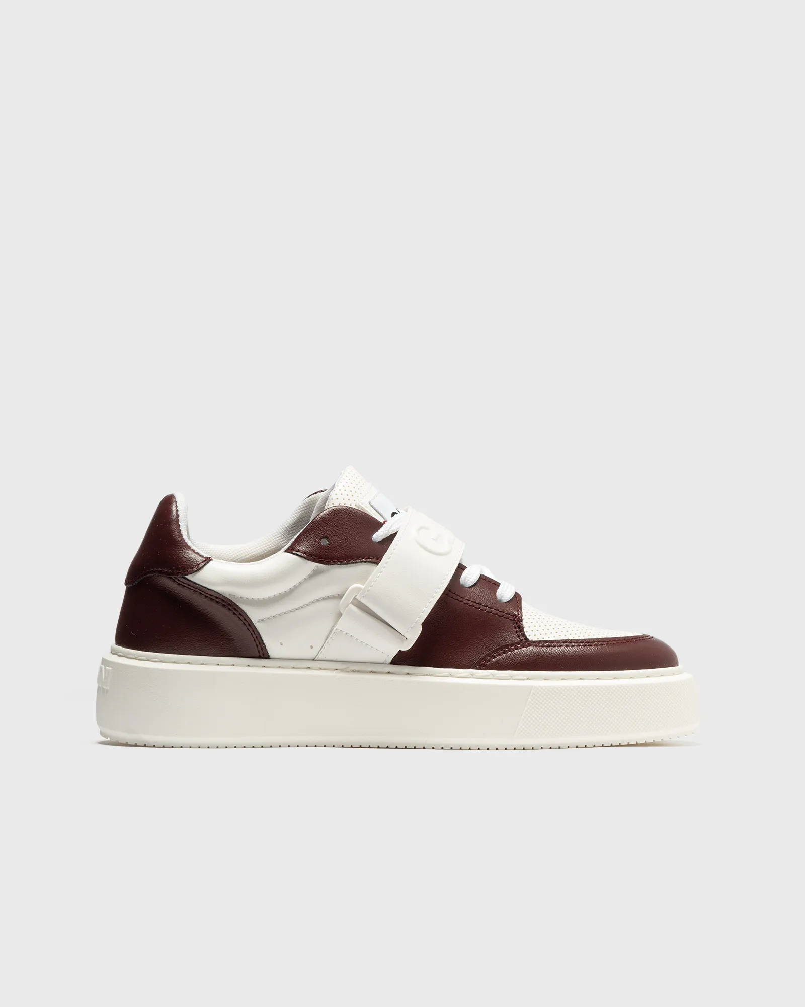 Ganni Sporty Mix Cupsole Low Top Velcro Sneaker