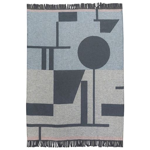 Mette Ditmer Bauhaus Plaid, Sand, 127x185 cm