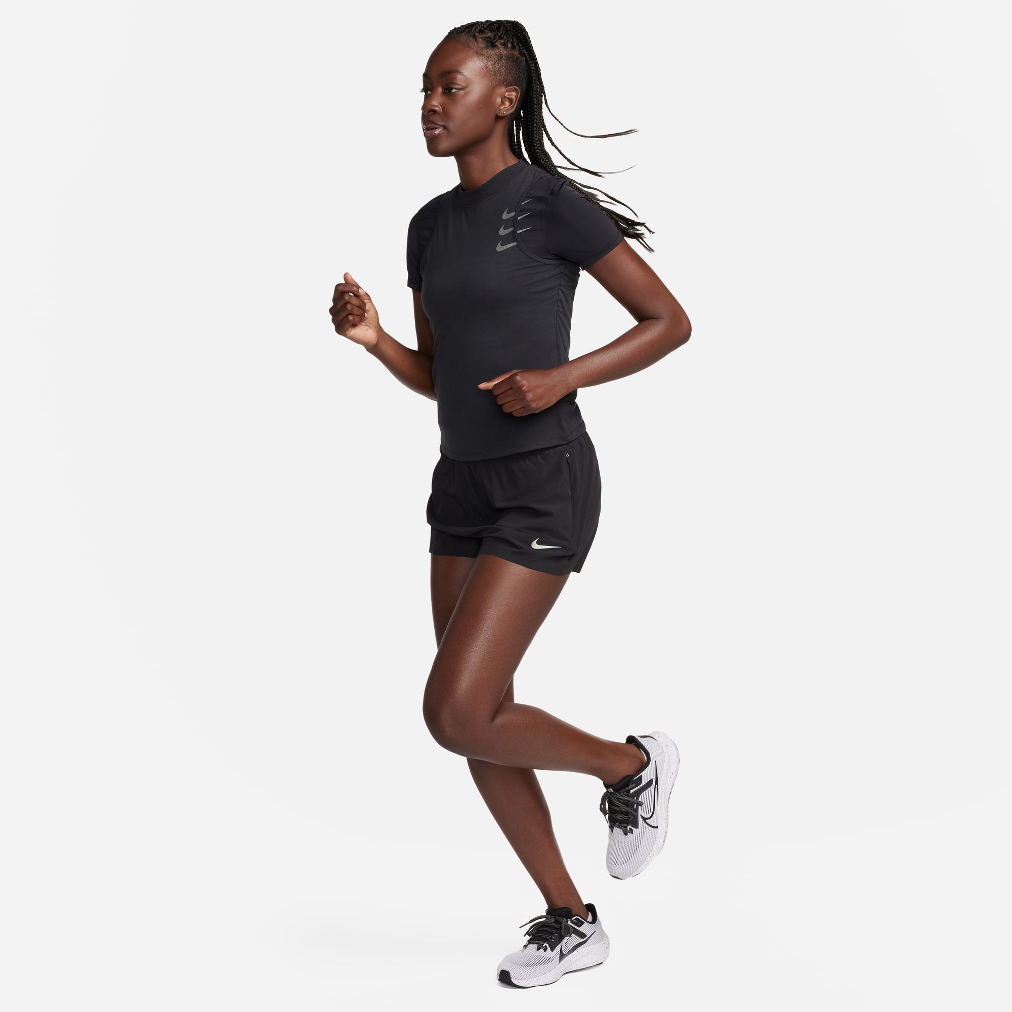 Dri-FIT ADV SS Running Top Dame 010/Black
