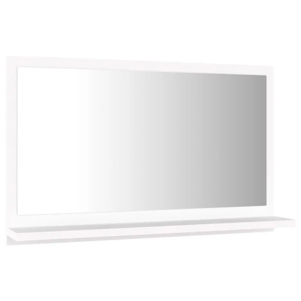 vidaXL - Spiegel - Wit - Bewerkt hout - 60 x 10.5 x 37 cm