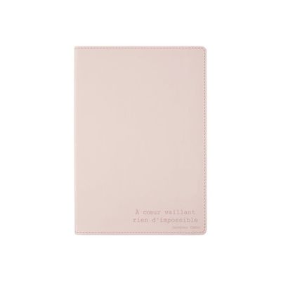Oberthur Kazan - Carnet de notes A5 - ligné - 160 pages - blush - papier ivoire