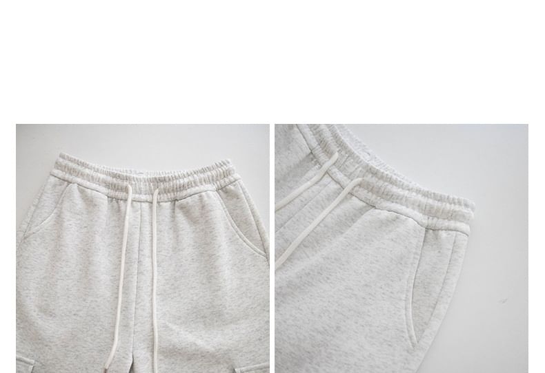 Dream Drop - Cargo-joggingbroek met trekkoord in de taille, effen en recht model