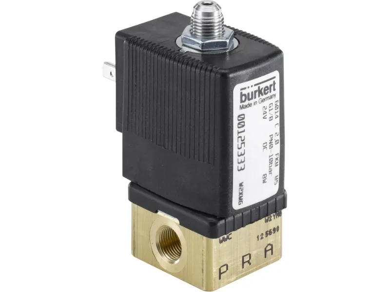 Bürkert Direkte styret ventil 126224 6014 24 V/DC Kabinetmateriale Rustfrit stål Forseglingsmateriale FKM 1 stk