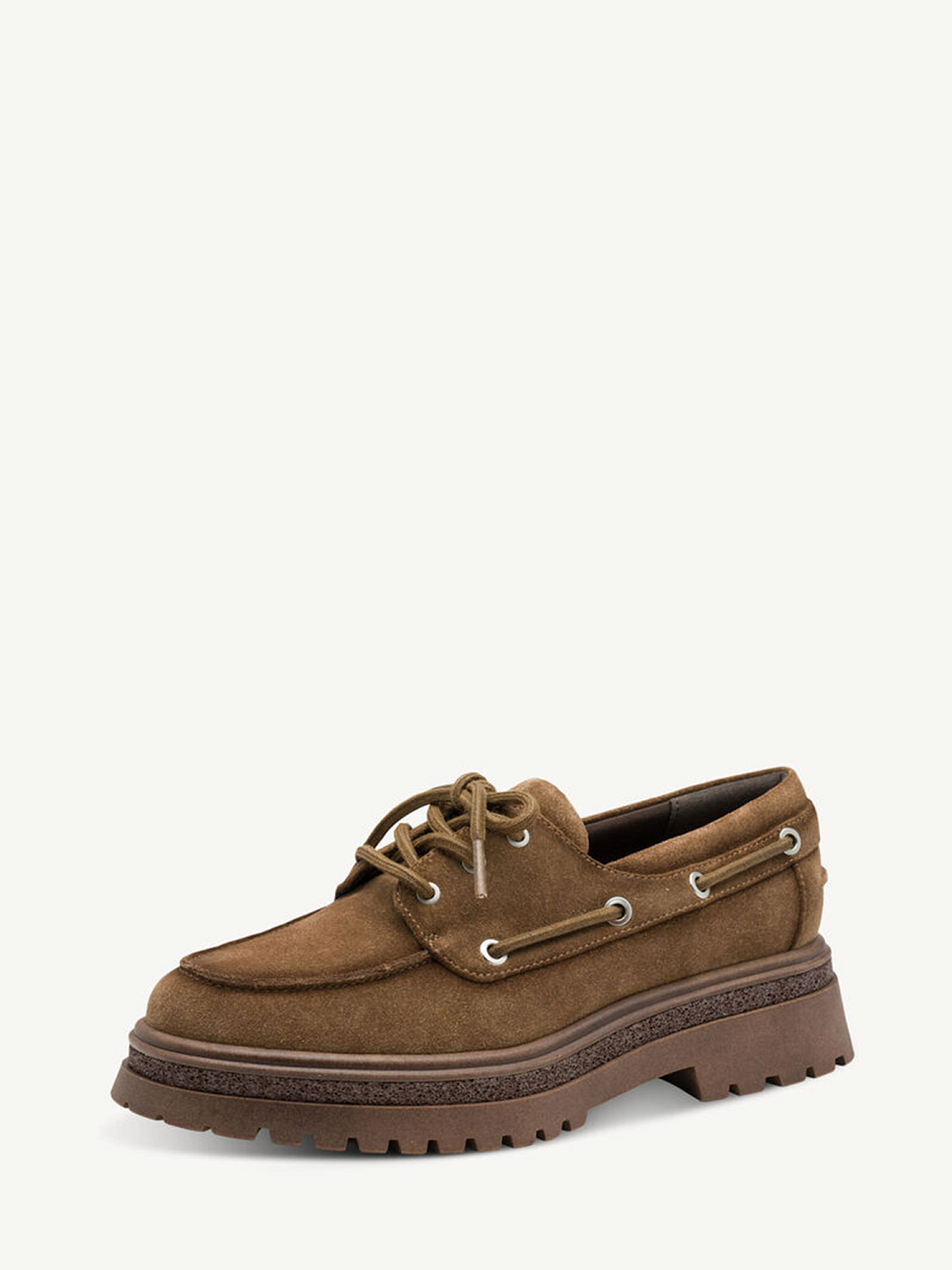 Tamaris Loria Leather Shoes Brown