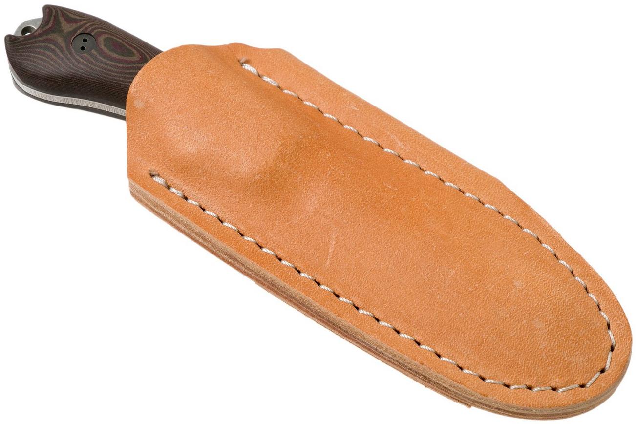 Bradford Guardian 3, 3D Brown-Red Richlite, M390 Sabre Stonewash Knivesandtools Exclusive