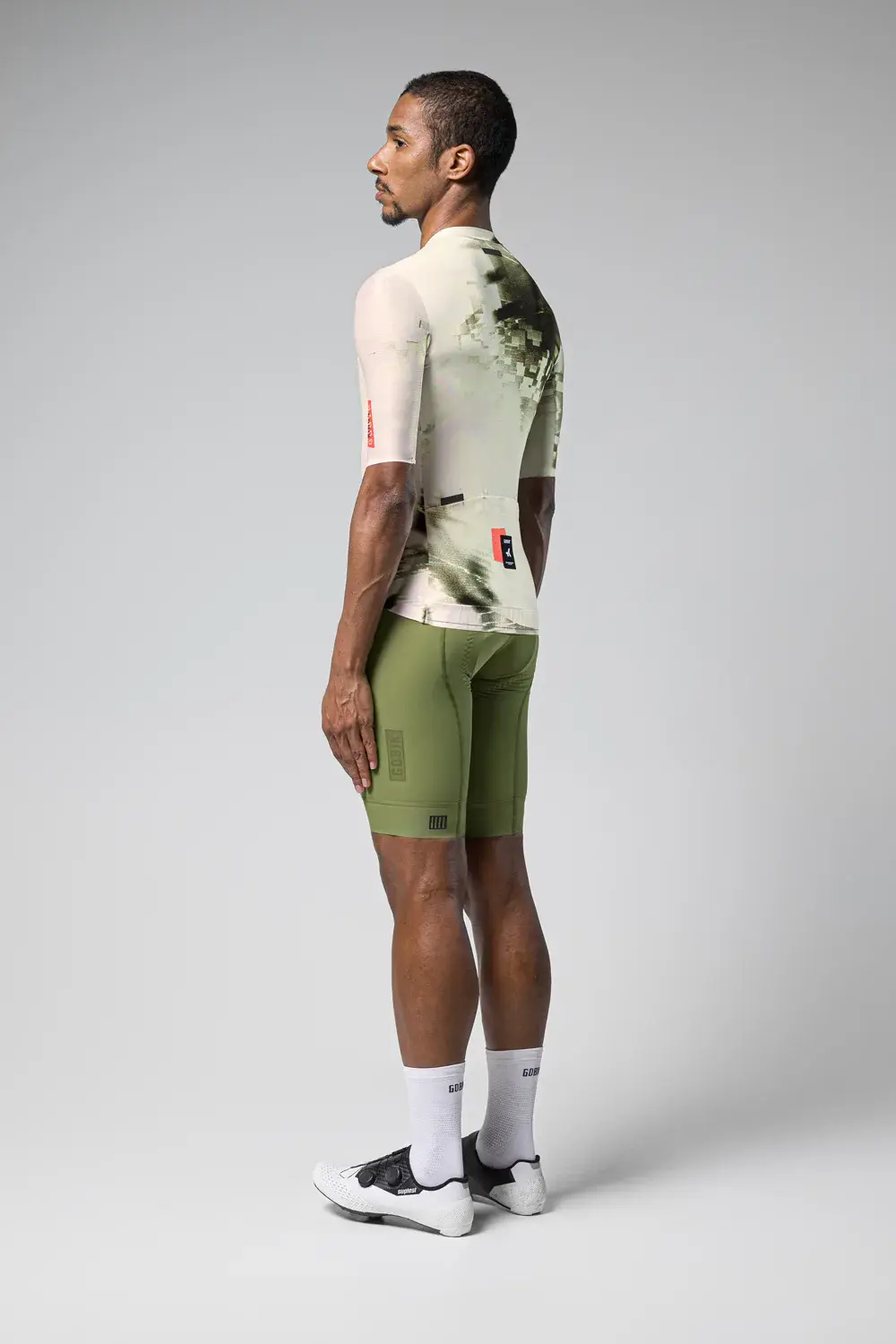 Gobik Attitude 2.0 Fietsshirt Korte Mouwen Groen/Wit Heren