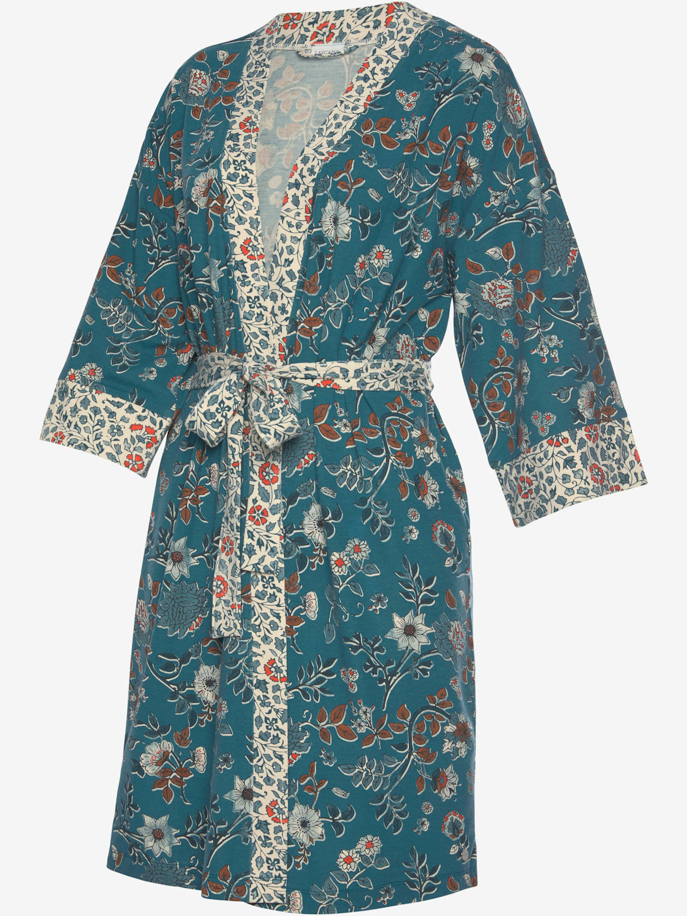 Kimono  peignoir fantaisie avec imprimé floral
