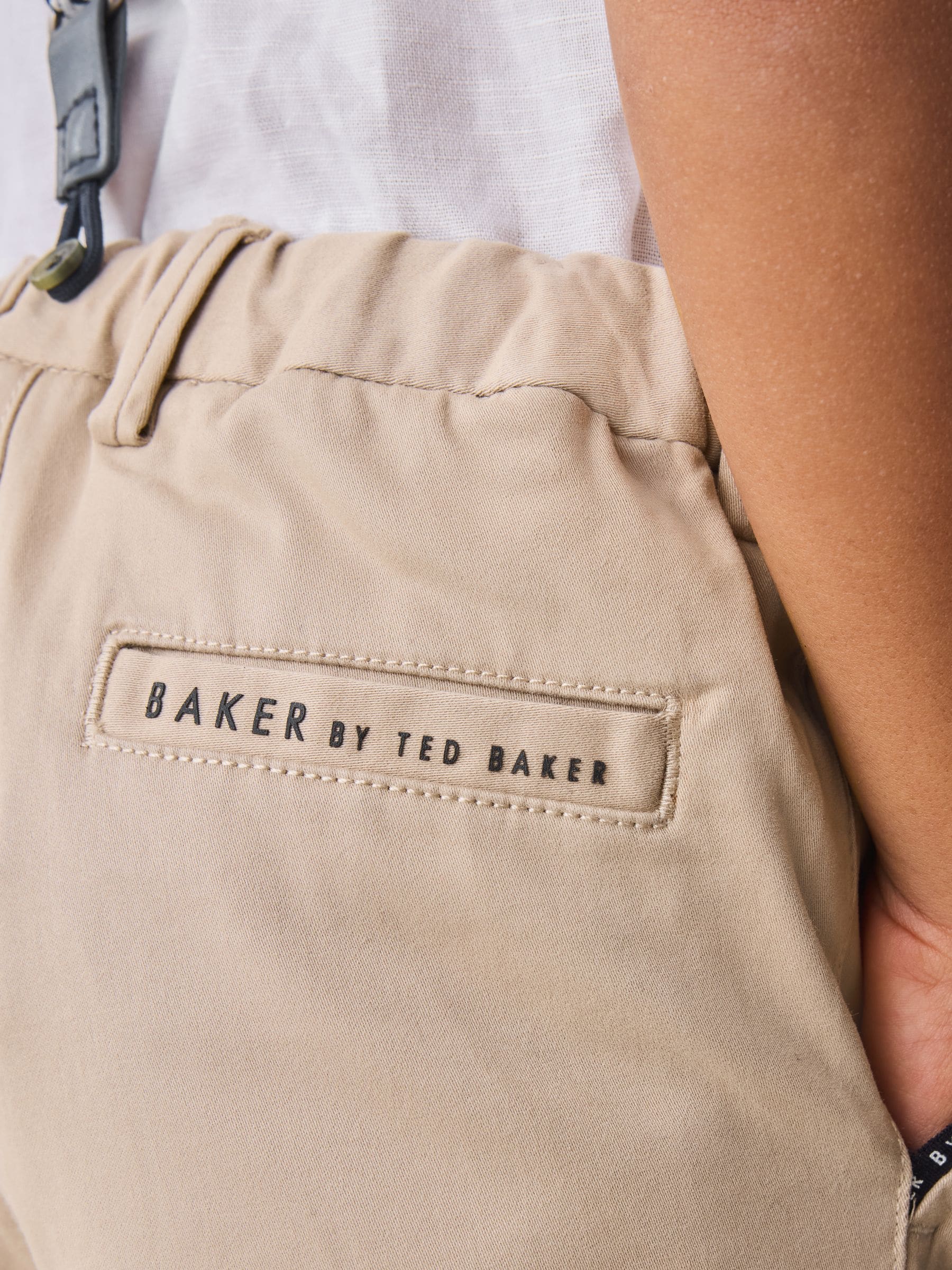 Wit/kiezelkleurig - Baker by Ted Baker Shirt Trousers and Braces Set