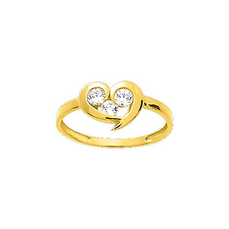 Bague Femme - Oxyde de zirconium - Or 18 Carats