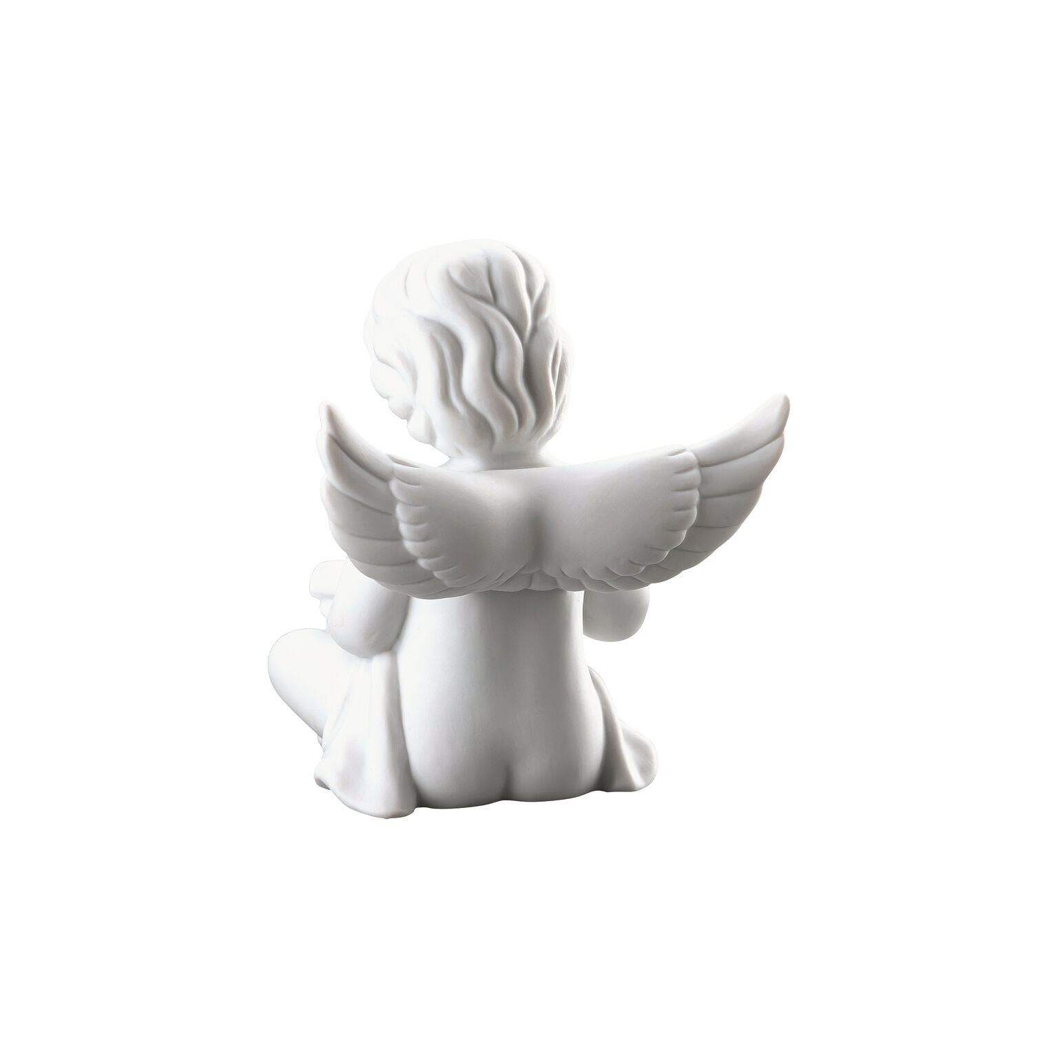 Angels Weiss matt Engel mit Schriftrolle
