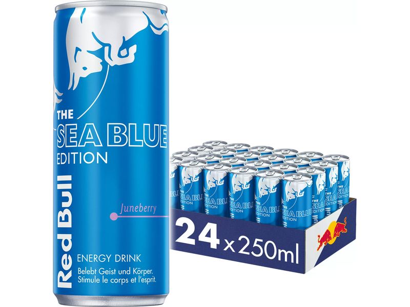 Red Bull Energy Drink Sea Blue Edition Juneberry 24 x 0.25 Energy-Getränk mit Juneberrygeschmack