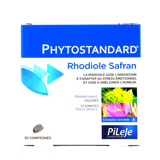 Pileje Phytostandard Rhodiole Safran - Stress émotionnel