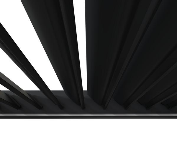 Weide Wand-Pergola LED E-Deluxe Plus 4x8, ca.