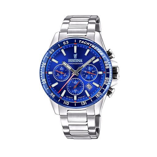 Festina 20560 Herreur, Stål/Blå, 45 mm
