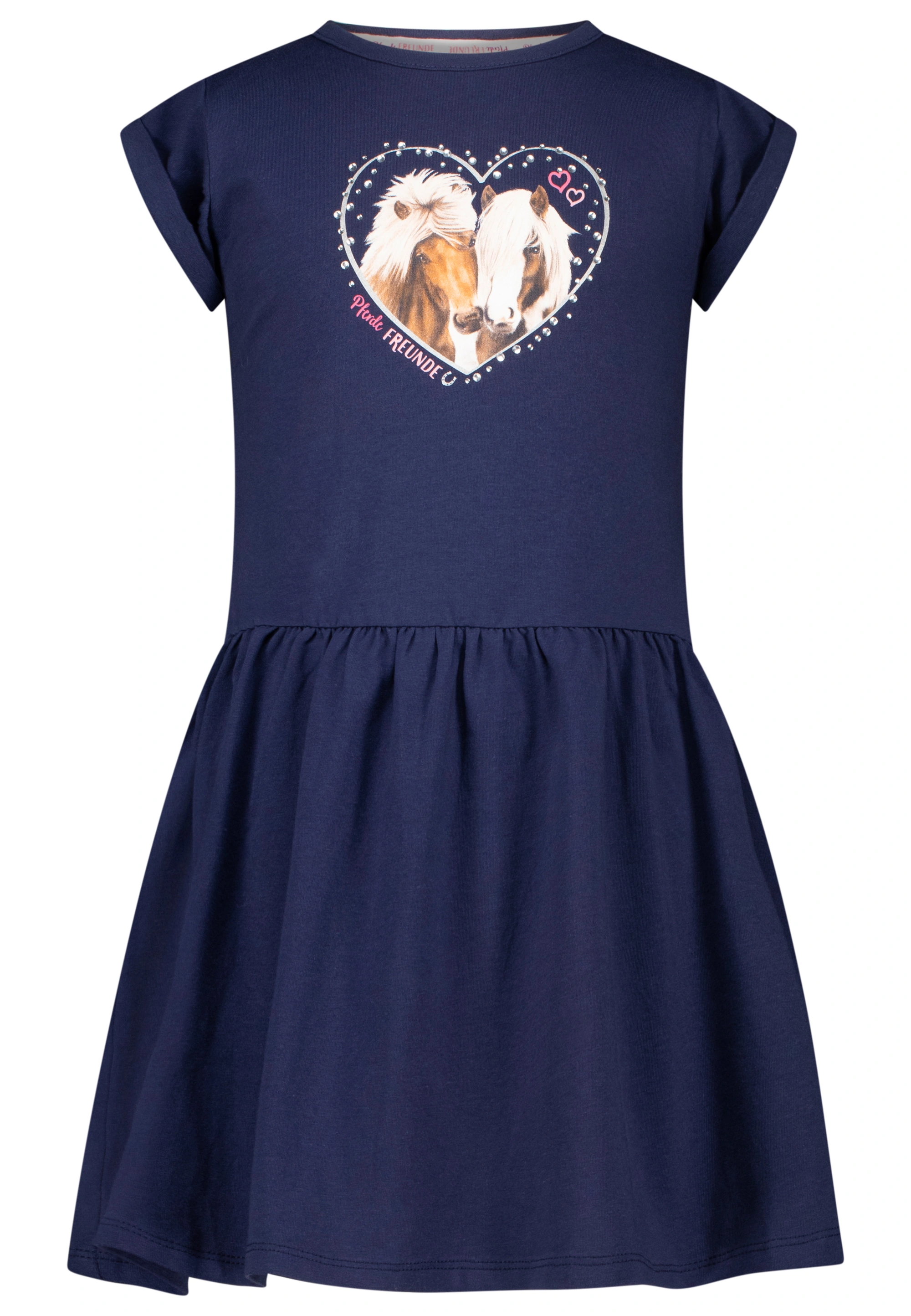 Kurzarmkleid PFERDEFREUNDE in true navy