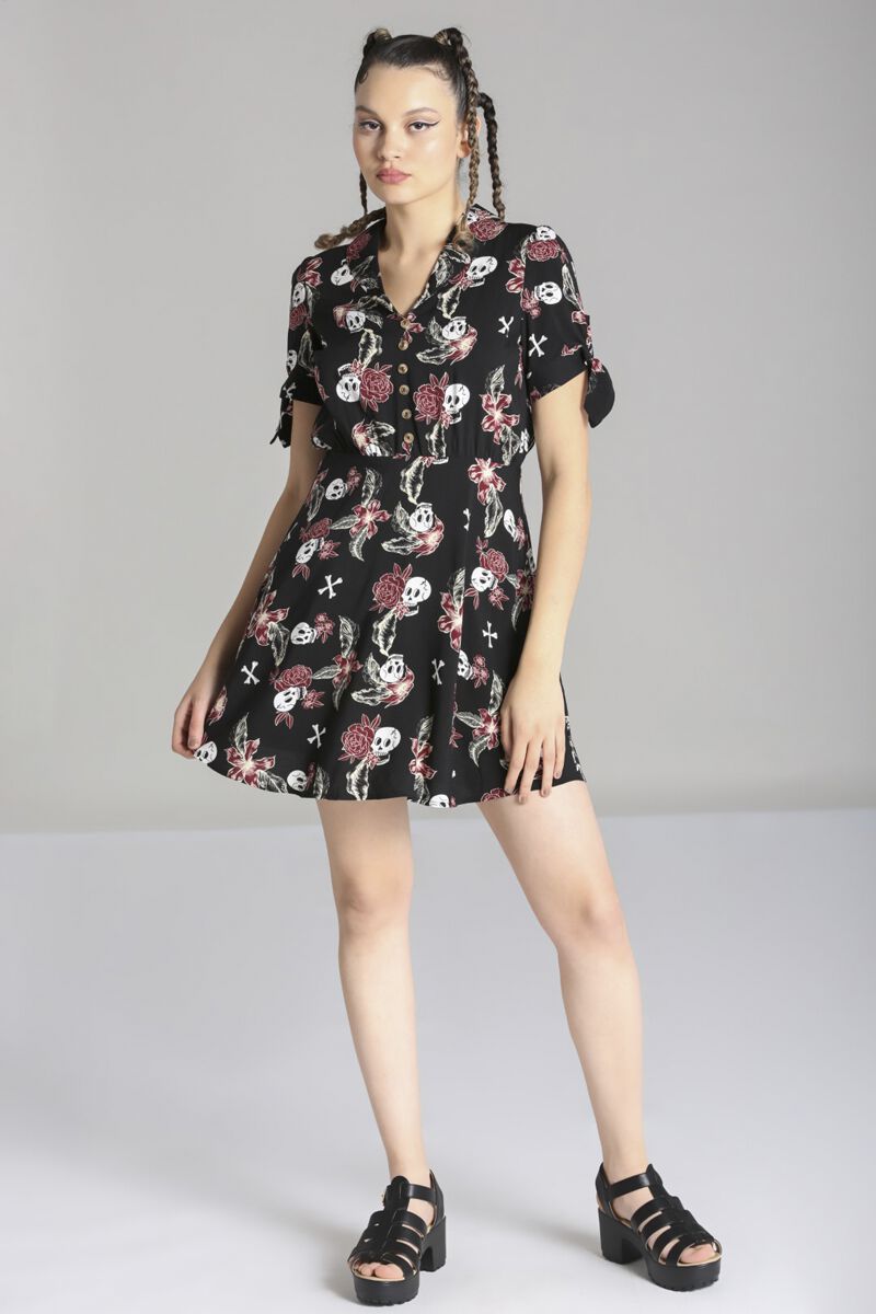 Alani Mini Dress | Hell Bunny Robe courte