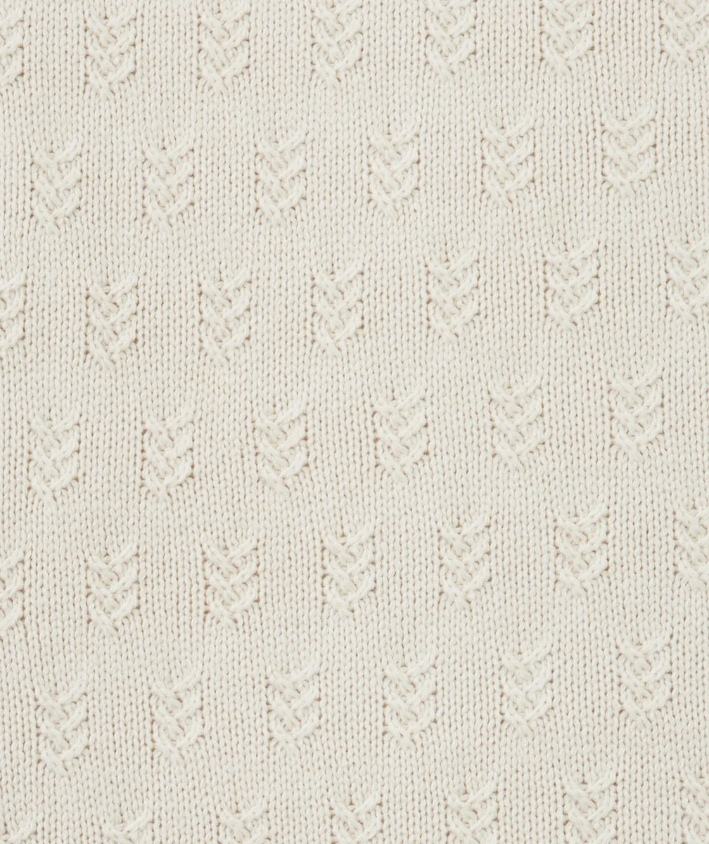 JOLLEINCOUVERTURE BERCEAU 75x100CM ÉCRU