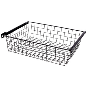 Storage draadmand en geleider 56,9CM zwart