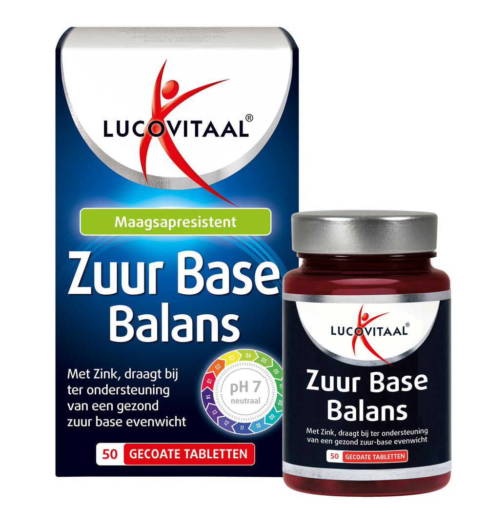Lucovitaal Zuur Base Balans (50 tabletten)